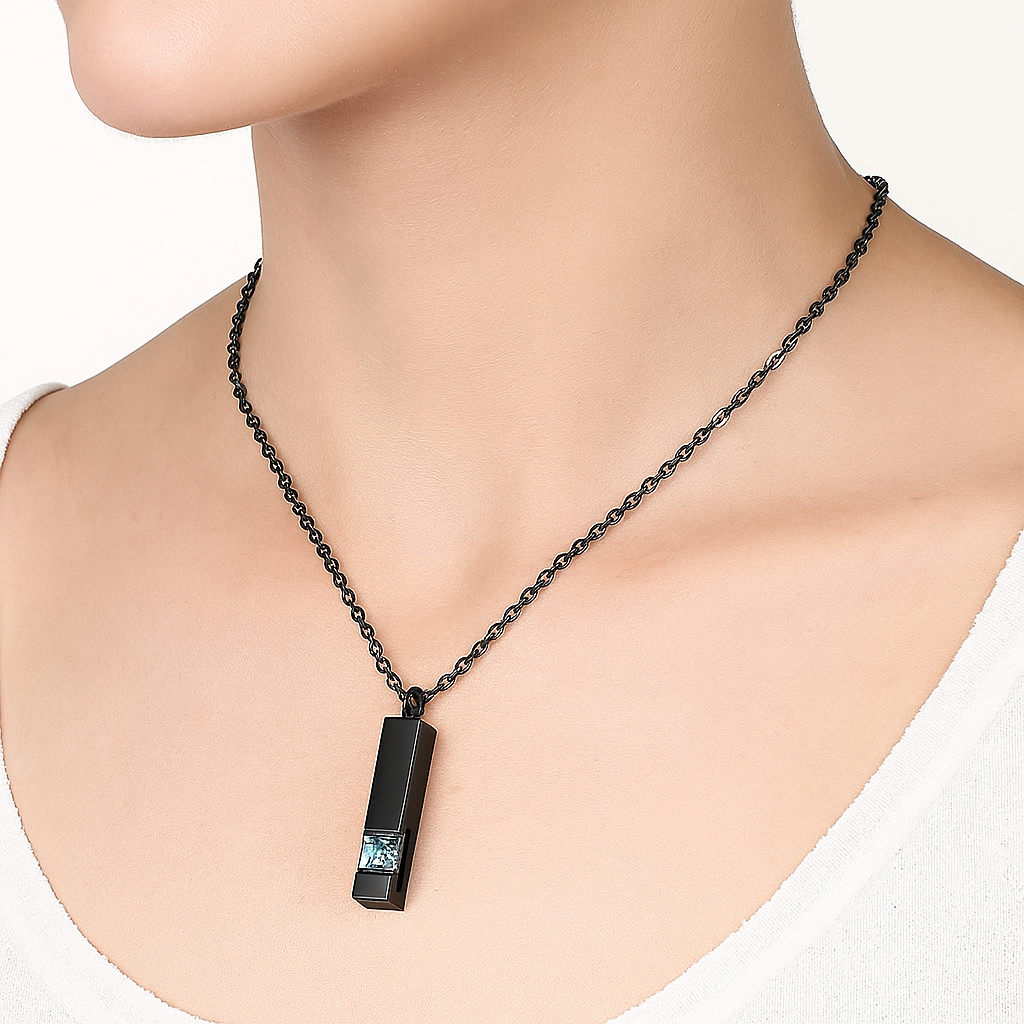 Urn Necklace for Ashes – Cremation Jewelry Keepsake