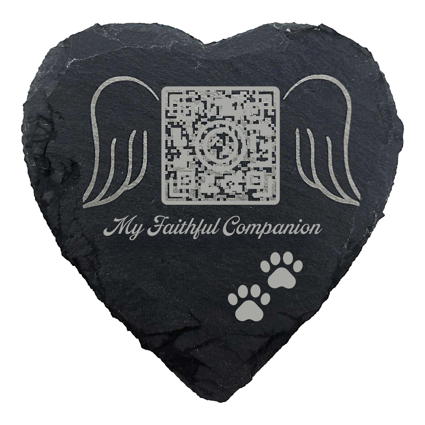Pet Memorial Plaque with QR Tribute Page – Personalized Remembrance Keepsake for Dogs & Cats, Celebration of Life & Bereavement Gift