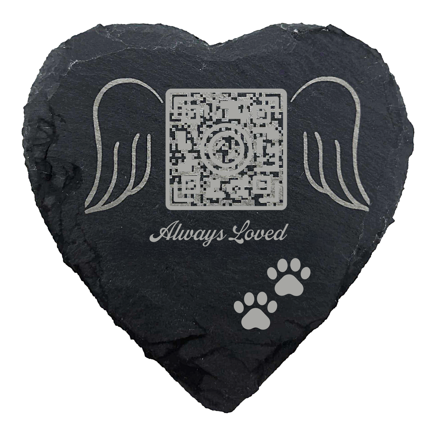 Pet Memorial Plaque with QR Tribute Page – Personalized Remembrance Keepsake for Dogs & Cats, Celebration of Life & Bereavement Gift