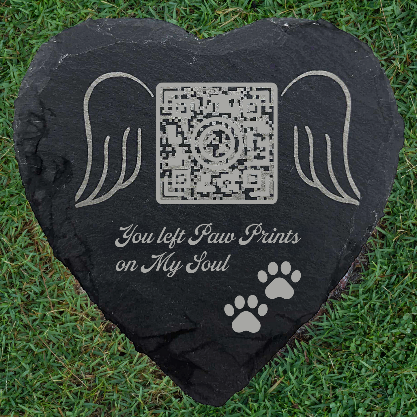 Pet Memorial Plaque with QR Tribute Page – Personalized Remembrance Keepsake for Dogs & Cats, Celebration of Life & Bereavement Gift